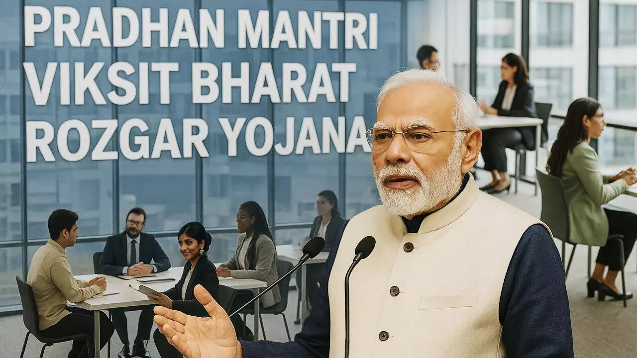 Explained: What is Pradhan Mantri Viksit Bharat Rozgar Yojana? Check  eligibility & how Rs 15,000 incentive scheme for employees works - Times of  India