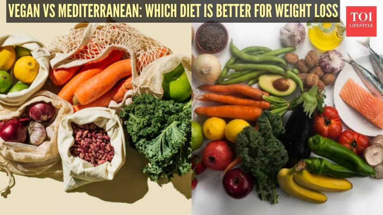 Vegan VS Mediterranean: Which diet is better for weight loss?