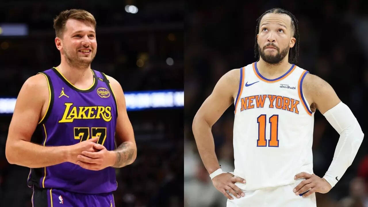 Luka Dončić's surprising gesture left Jalen Brunson awestruck as cameras  captured postgame moments after Lakers defeat | NBA News - The Times of  India