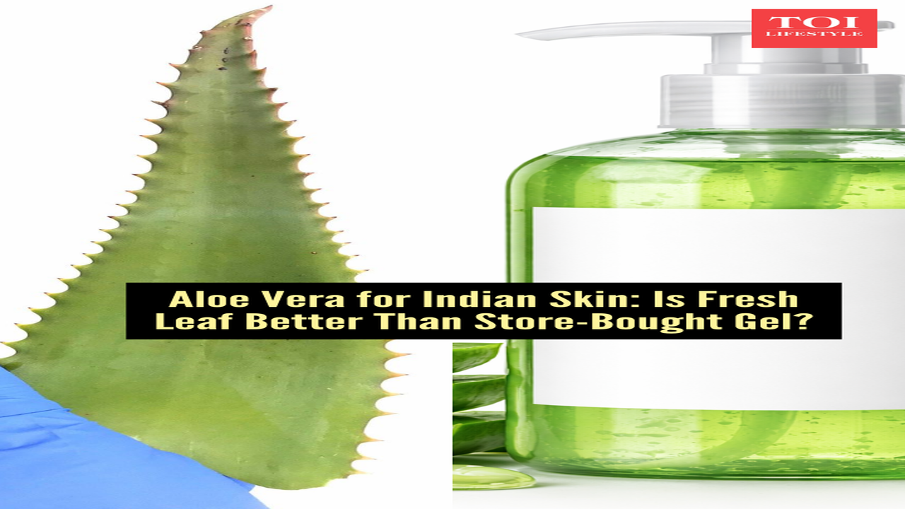 Skincare: Raw leaf aloe vera gel vs store-bought: Which is better for  Indian skin?
