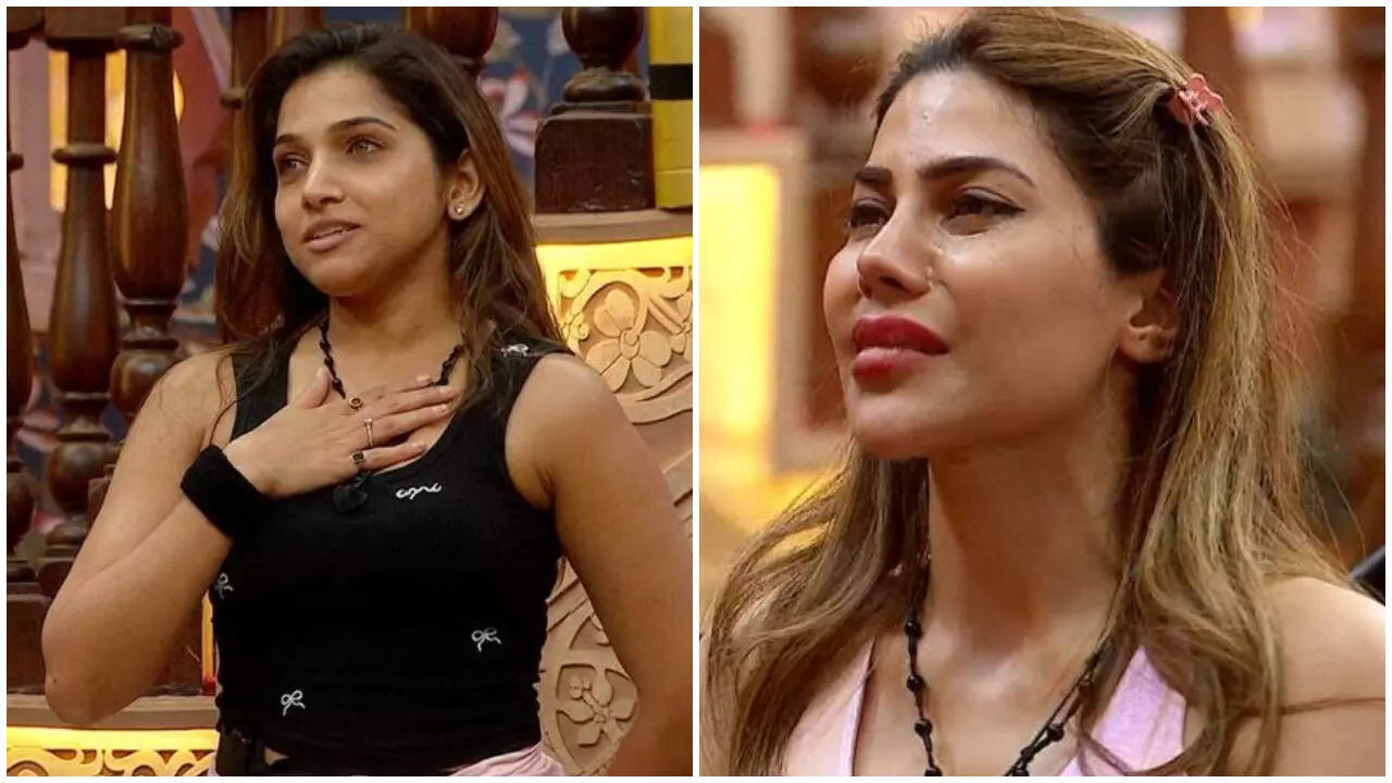 The 50: Marathi actor Jahnavi Kiran Killekar gets voted out; Nikki Tamboli gets emotional | - The Times of India