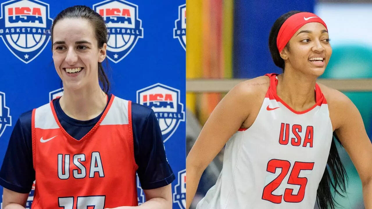 Caitlin Clark's apparent hatred for Angel Reese goes viral in a surprising  moment during World Cup qualifiers: See Video | NBA News - The Times of  India