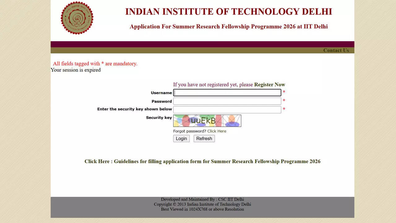 IIT Delhi opens SRFP 2026 applications for top ranked UG and PG engineering students; check details and direct link here