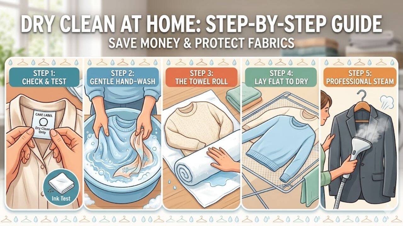 How to dry clean clothes at home: A step-by-step guide