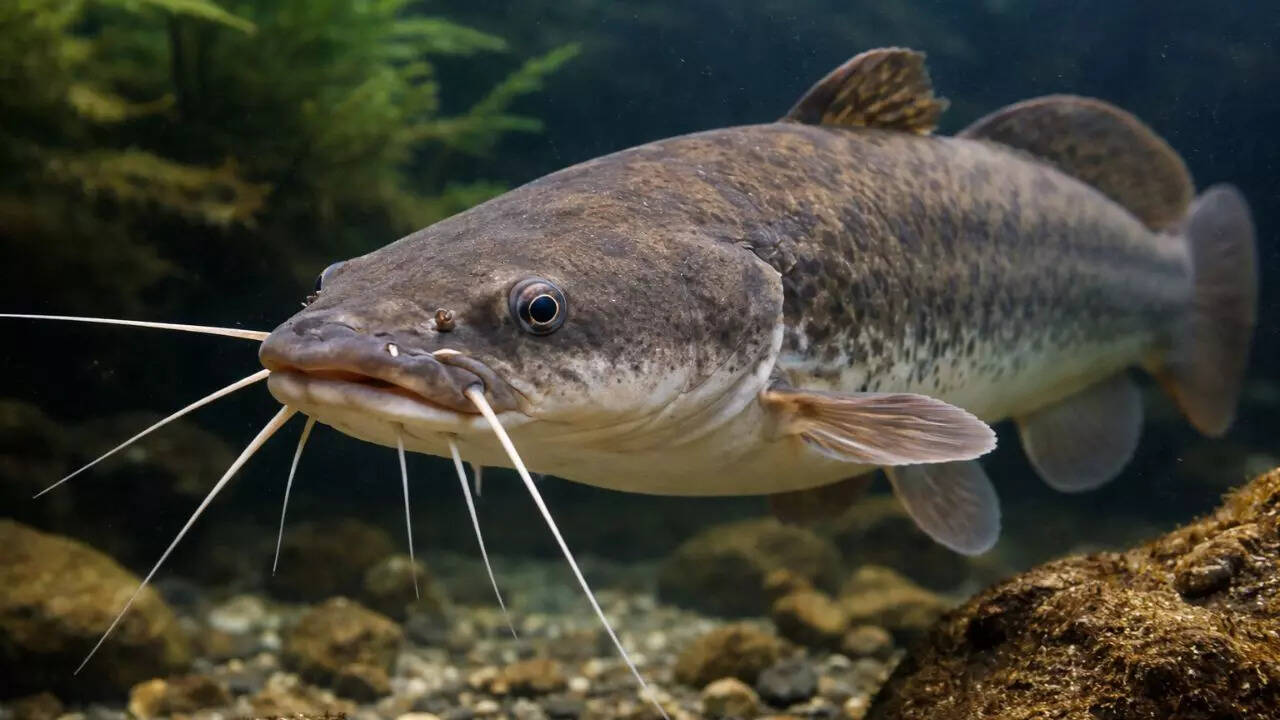 African sharptooth catfish seen walking on land; viral night footage stuns viewers | - The Times of India