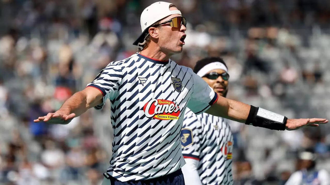 Tom Brady drops mysterious hint about football return following viral  touchdown moment at Fanatics flag football event | NFL News - The Times of  India