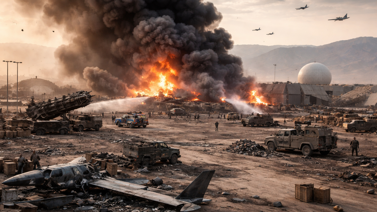 $800 million blow! US military infrastructure in Middle East heavily  damaged from Iran strikes - The Times of India