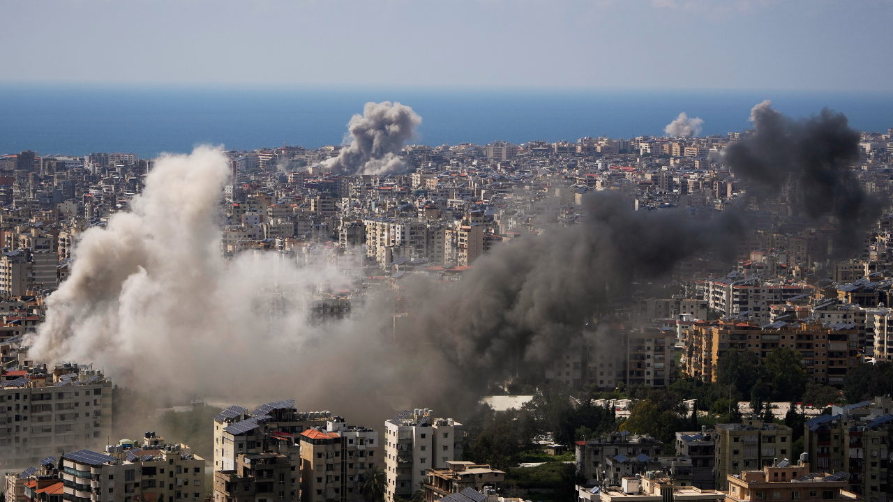 Hezbollah: Hezbollah fires back as Iran closes Strait of Hormuz, Israel  pounds Lebanon—ceasefire at risk | World News - The Times of India
