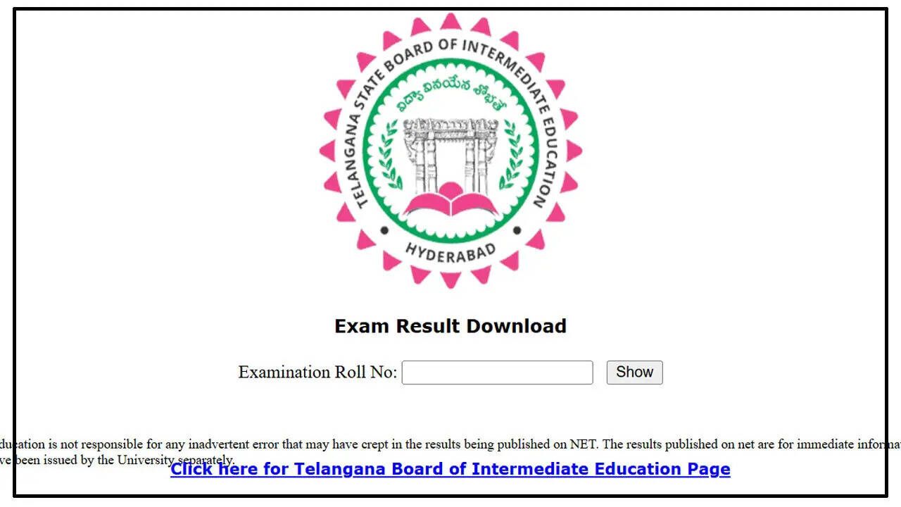 TS Inter 1st and 2nd Year Results 2026: Official and unofficial websites to check Telangana intermediate marks memo