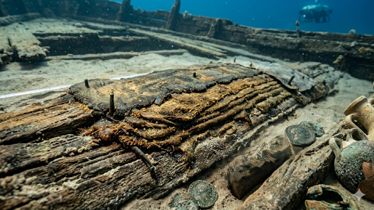 Ancient Roman shipwreck reveals emergency repairs that sustained ...