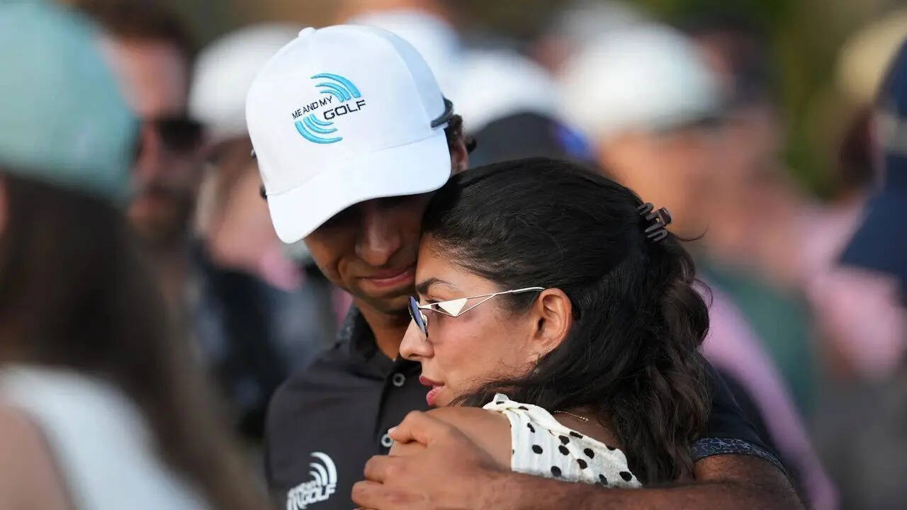 "I'm not exaggerating": Aaron Rai says wife Gaurika is actually the better golfer and his PGA win proves he listens to her