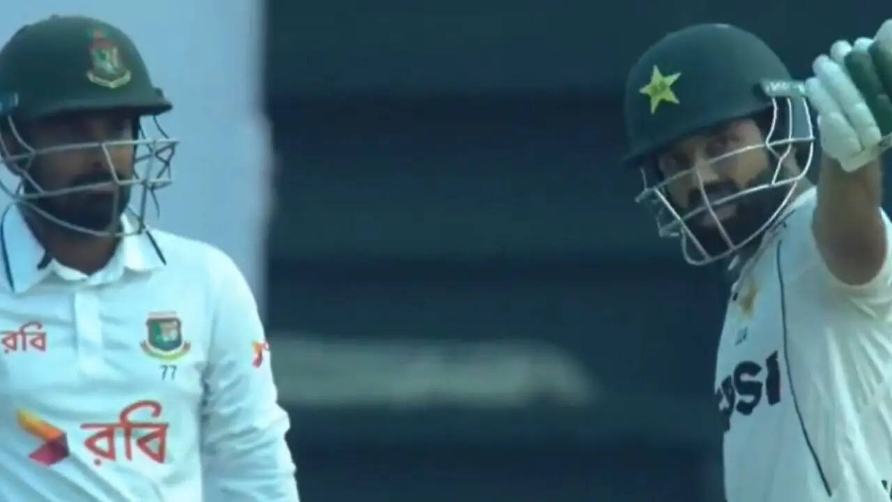 Mohammad Rizwan antics rile up Litton Das; heated exchange follows in BAN vs PAK 2nd Test - Watch