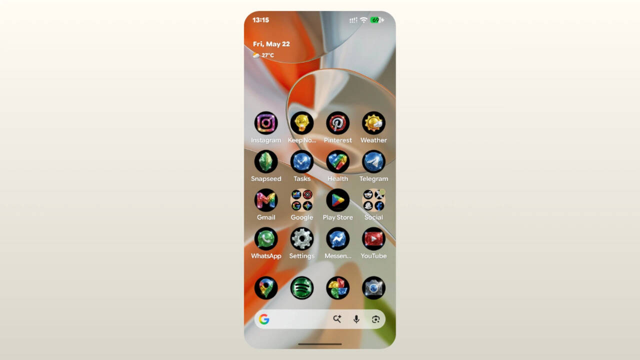 Google Pixel’s new “Disco” icons turn your home screen into a mirror ball