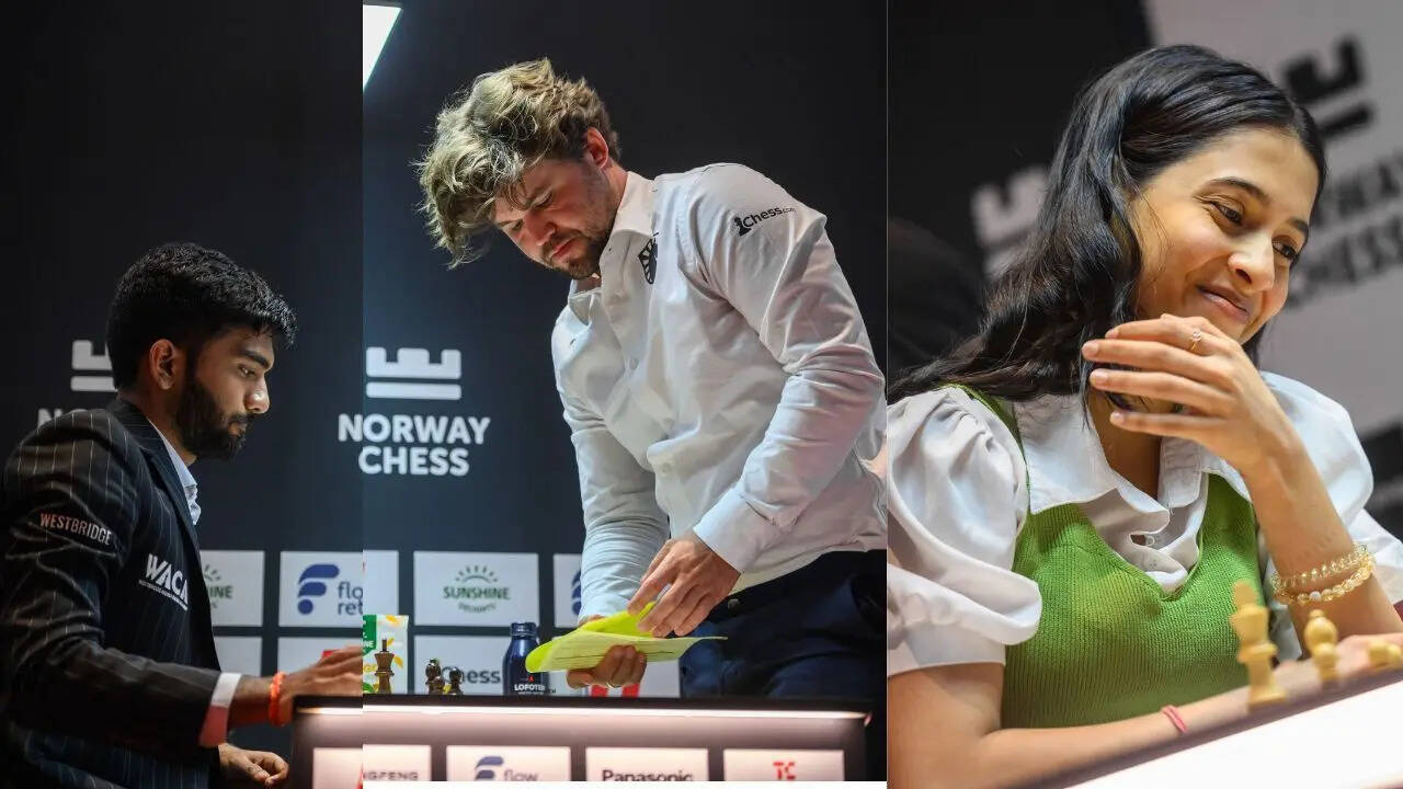 Norway Chess: D Gukesh loses his last game as teenager to Magnus Carlsen; Divya Deshmukh's unbeaten streak ends