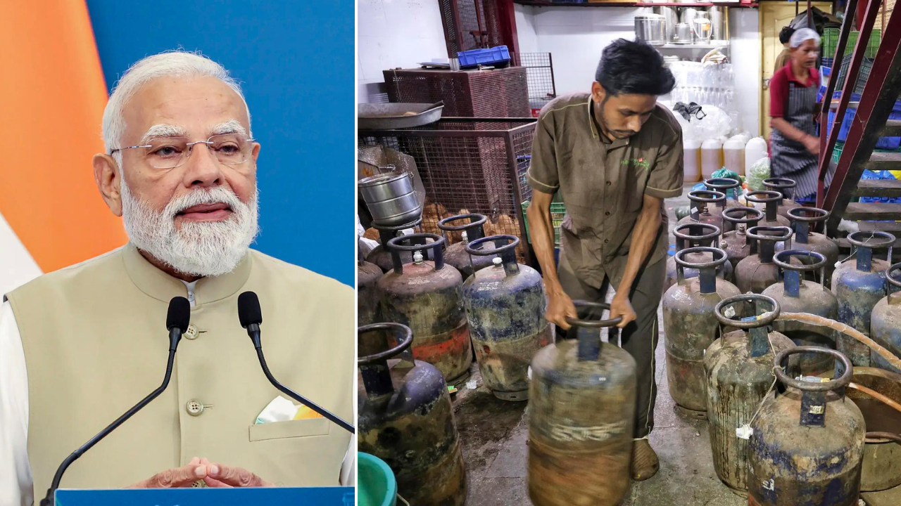'Inflation man has cracked the whip again': Congress slams PM Modi over commercial LPG price hike