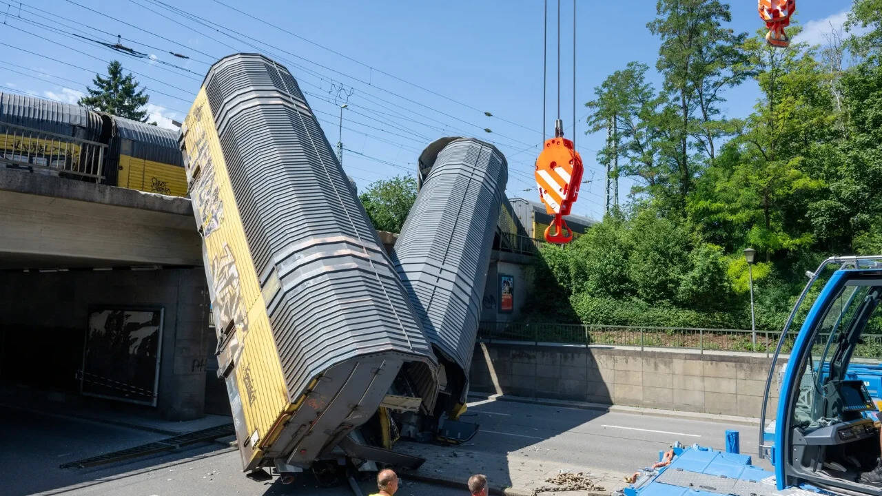 Two freight trains collide in Germany’s Munich; 1 killed