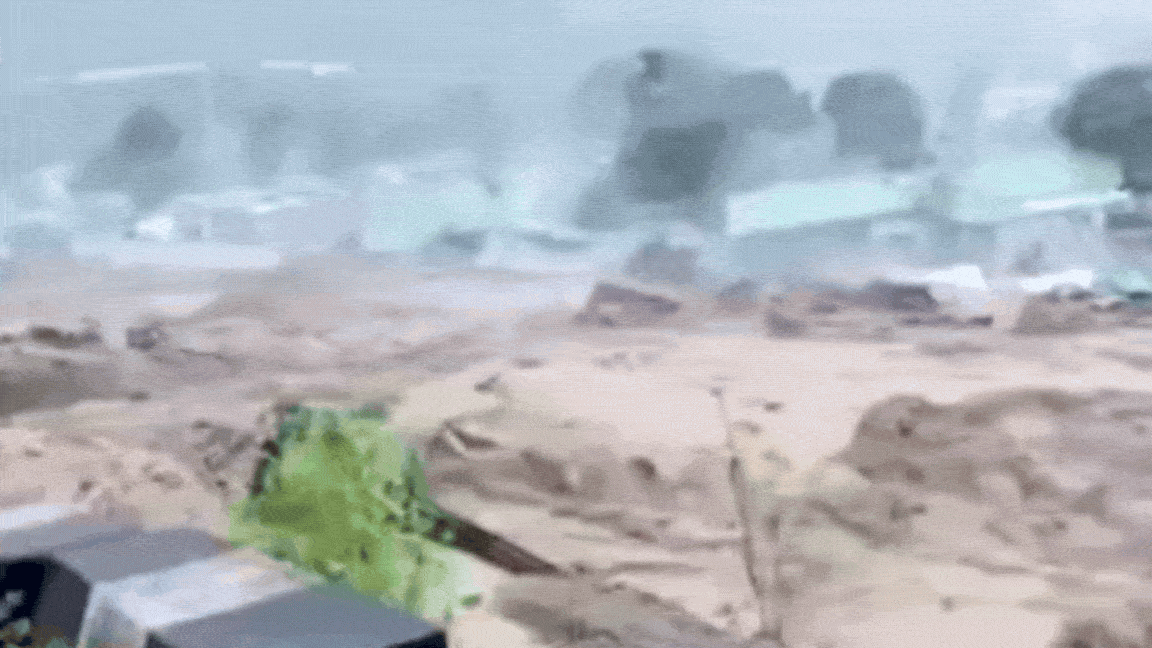 Watch: Flash floods ravage Arunachal; IAF, SDRF lead rescue ops as homes, bridges washed away