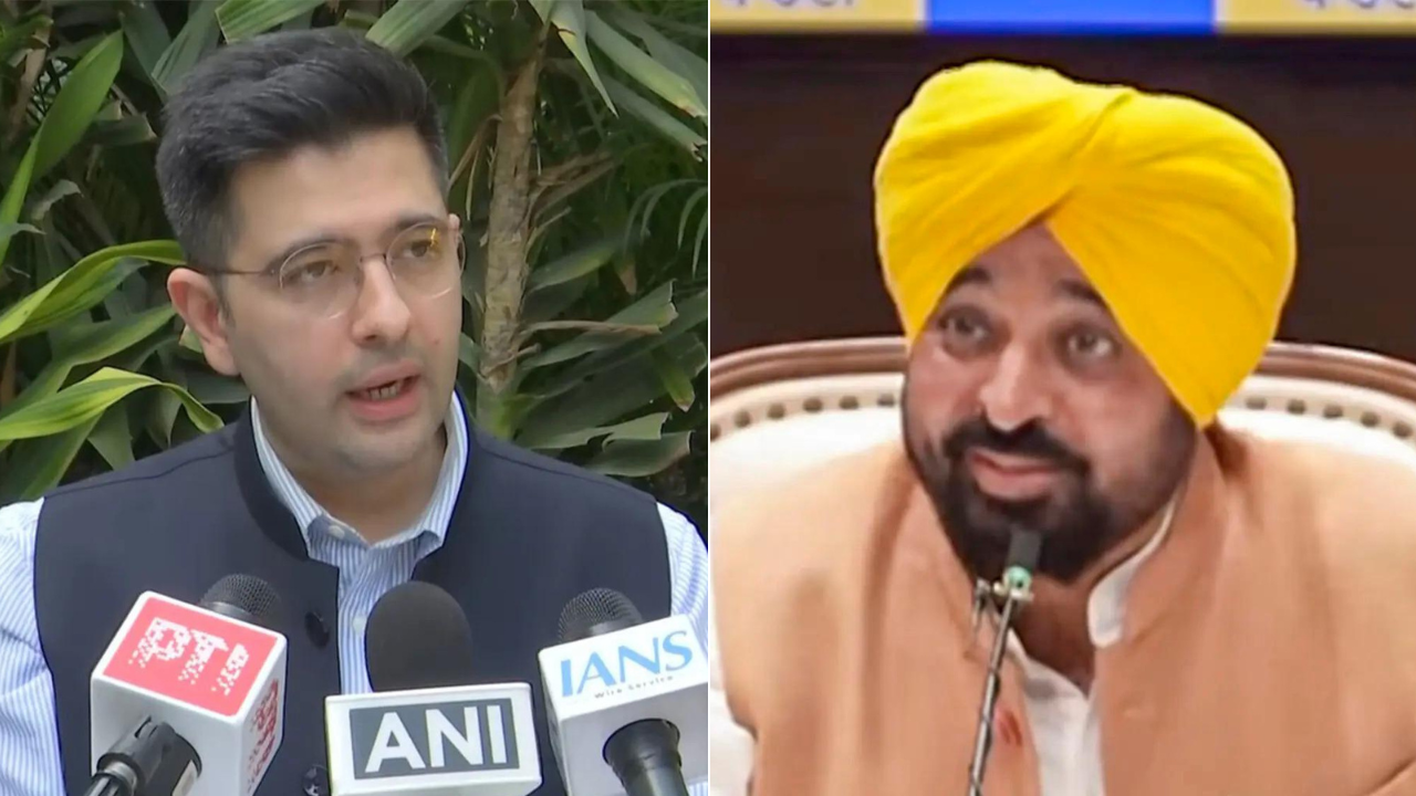 'AAP fabricated forensic report': Raghav Chadha demands Punjab CM Bhagwant Mann's resignation in video row