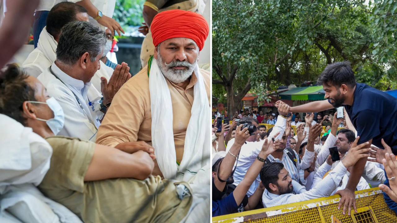 Wangchuk Rally at Jantar Mantar Draws Support From Tikait and Kejriwal