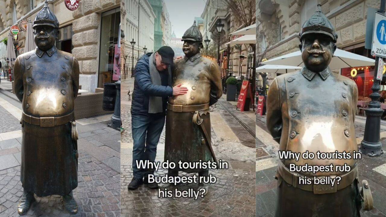 Rubbing this fat policeman’s belly can give them money: Why tourists in this country follow this ritual