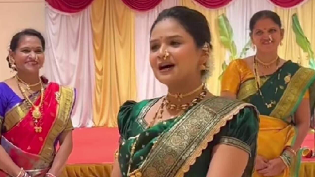 ‘Aai Kuthe Kaay Karte’ fame Apurva Gore celebrates first Mangala Gaur after marriage in traditional Maharashtrian style