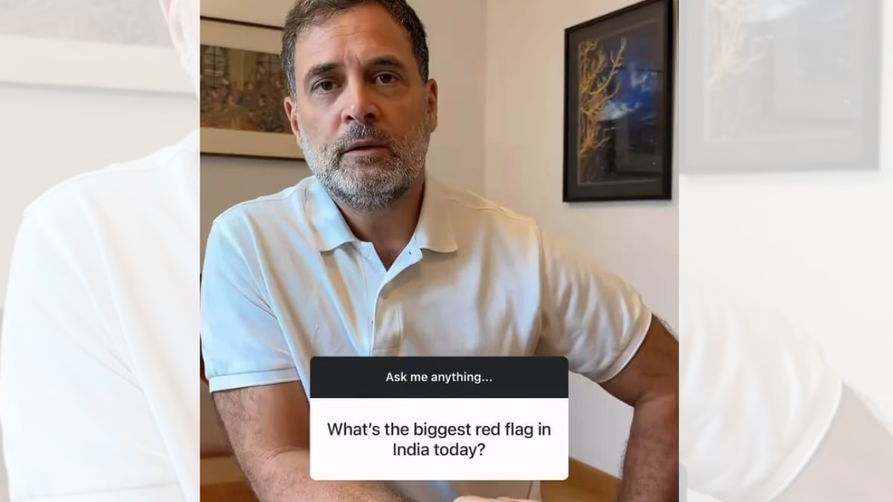 Rahul Gandhi Calls ‘Men in Brown Shorts’ India’s Biggest Red Flag