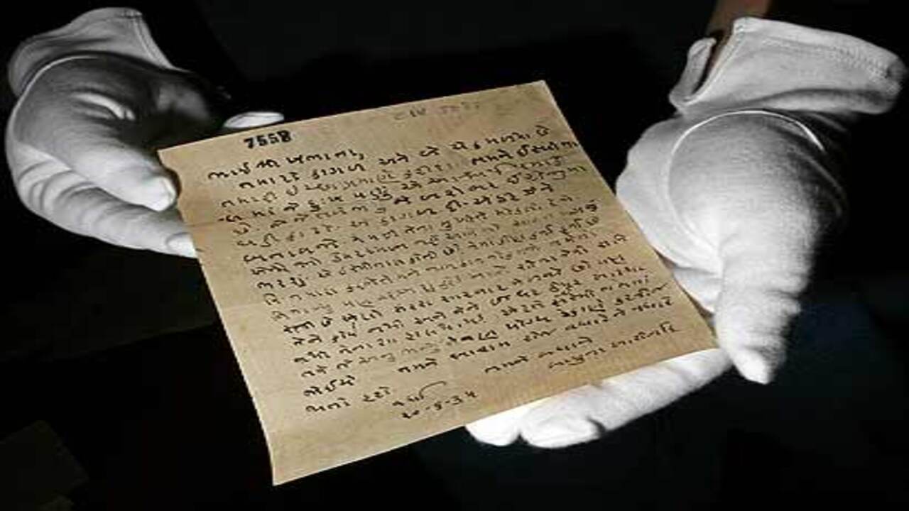 Gandhi letter for auction sends govt into a tizzy | India News - Times of  India