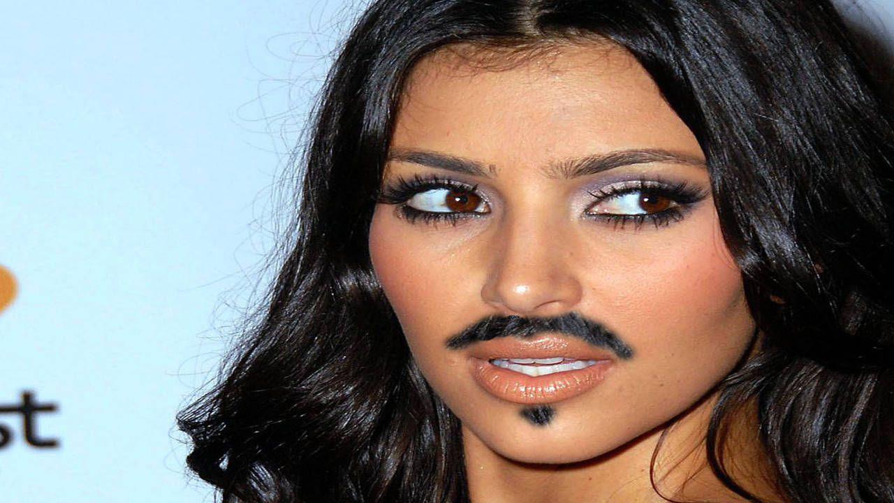 15 Hollywood Women Sporting Movember Moustaches! - Times of India