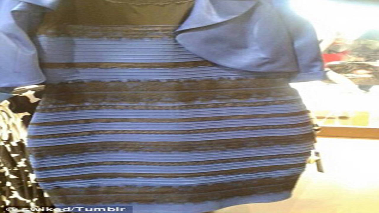 Mystery of colour‑changing dress is solved