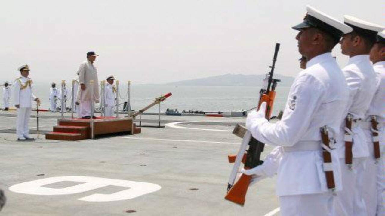 Naval ships showcase their strength during Day at Sea | Visakhapatnam News  - Times of India