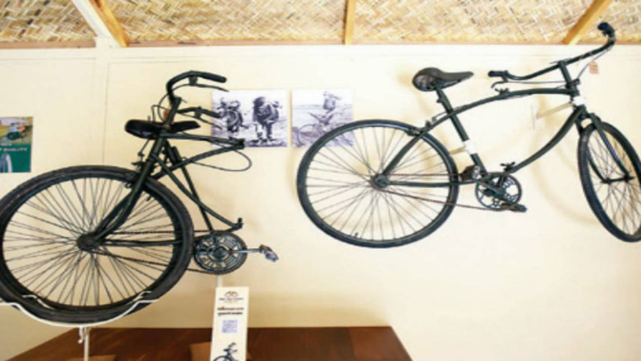 Pedal down the memory lane in this museum of bicycles and vintage