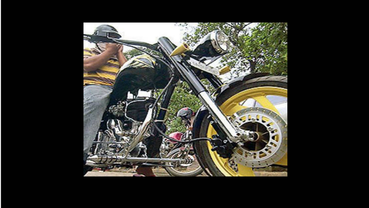 Modified bikes new craze in city | Patna News - Times of India