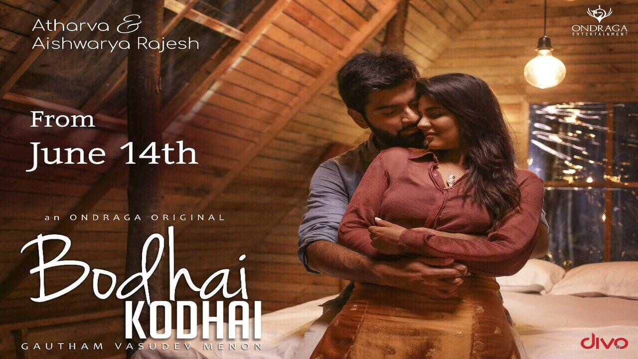 Atharvaa and Aishwarya Rajesh in Gautham Menon's 'Bodhai Kodhai' single |  Tamil Movie News - Times of India