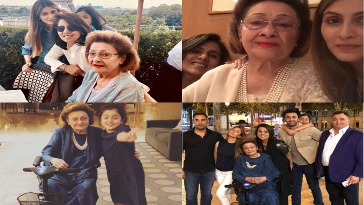 Krishna Raj Kapoors 10 memorable pictures with family The Times of India photo