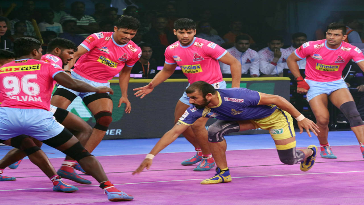 Pro Kabaddi: Jaipur Pink Panthers trounce Tamil Thalaivas 37-24