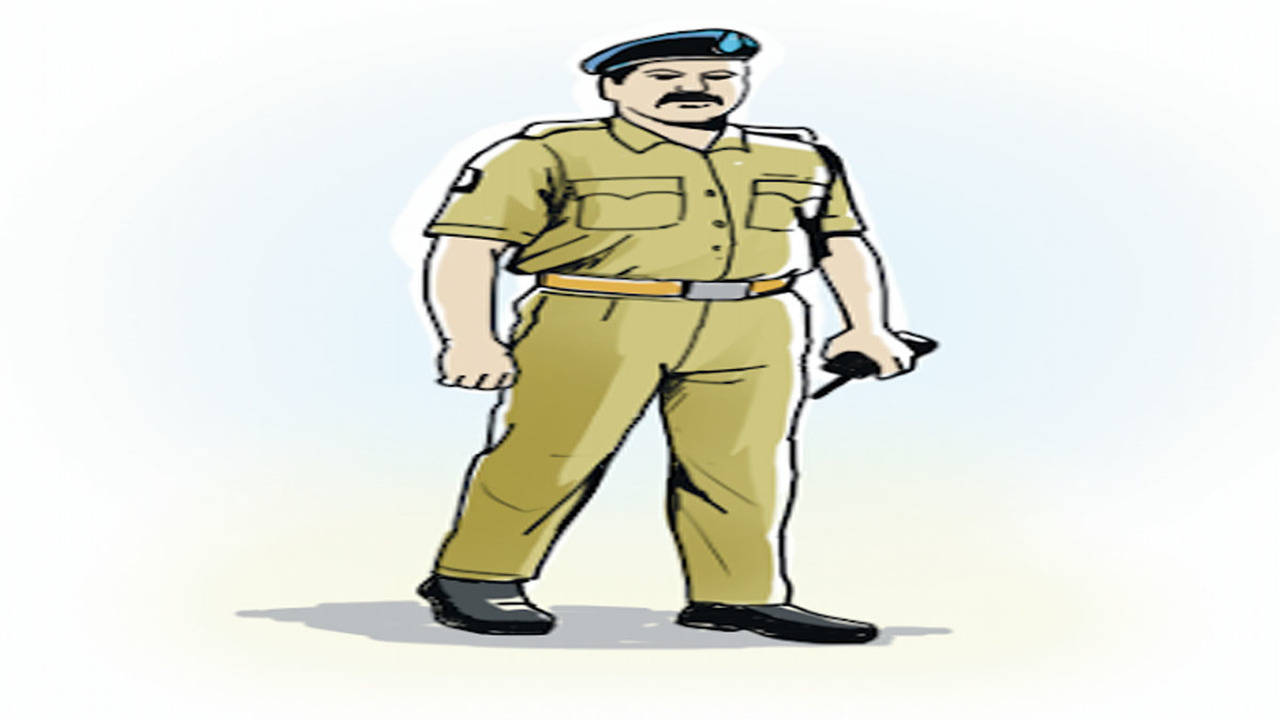 Police Man Stock Illustration - Download Image Now - India, Police Force,  Arrest - iStock