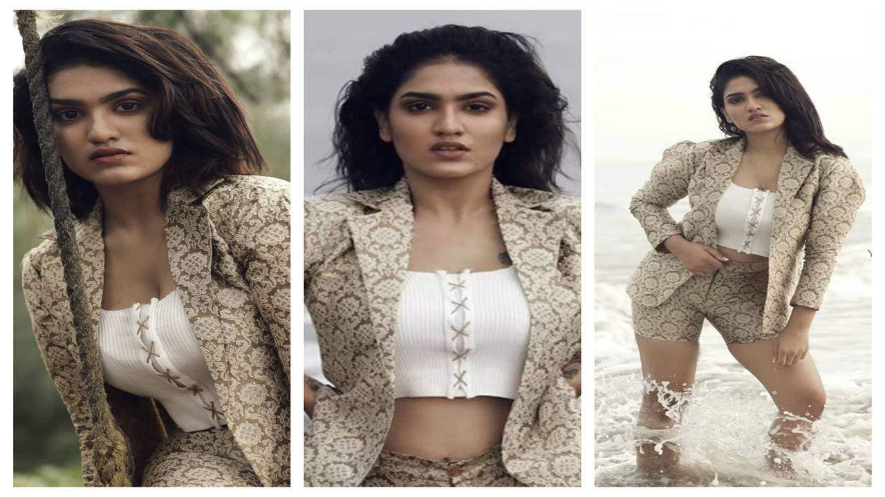 Saniya Iyappan raises the temperature high with her latest pantsuit look Malayalam Movie News