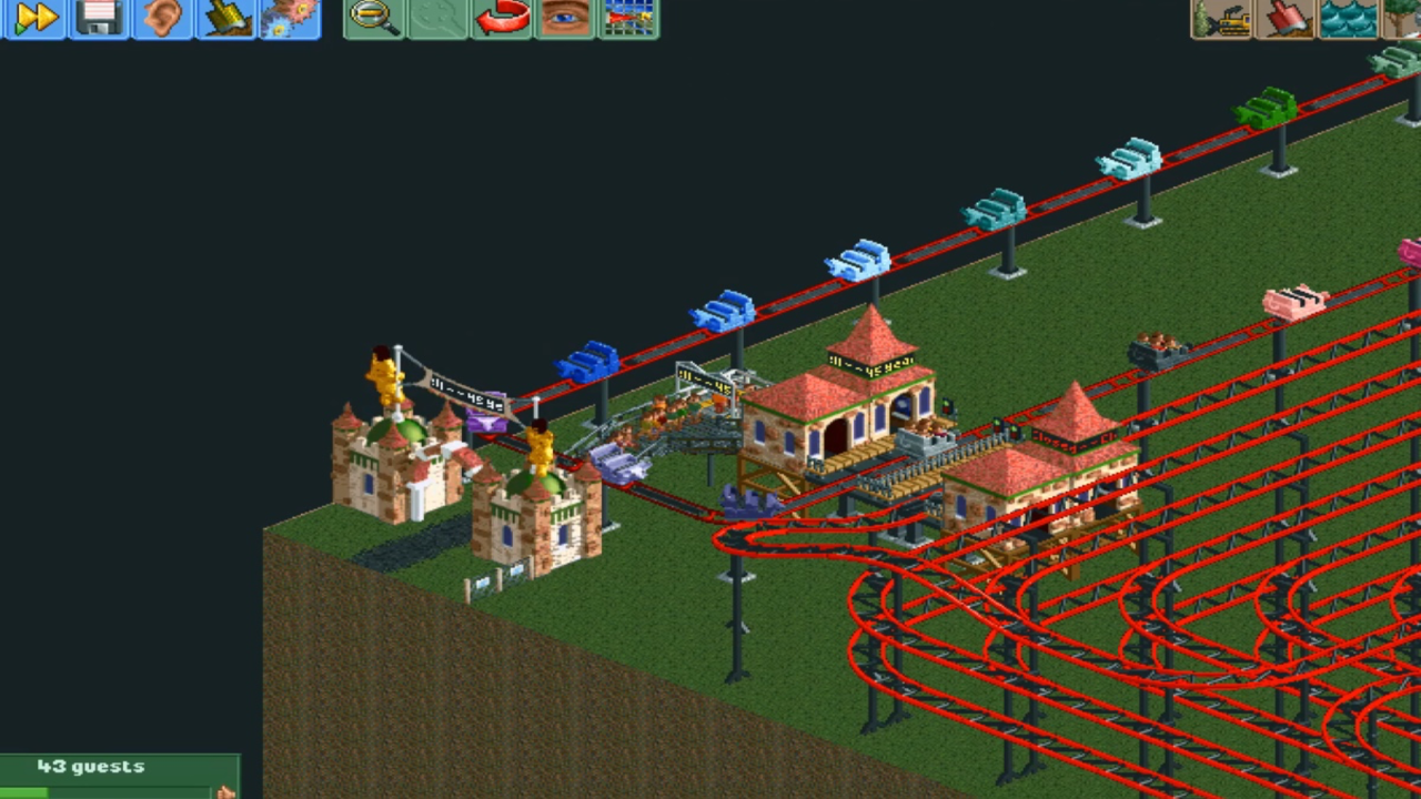 45 Years In Hell Roller Coaster A ride in Roller Coaster Tycoon 2