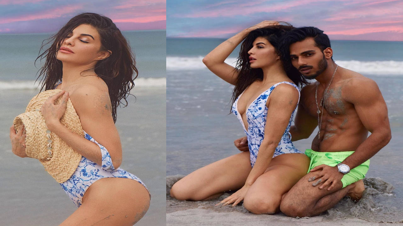 Jacqueline Fernandez sizzles in a HOT bikini for her 34th birthday bash -  Times of India