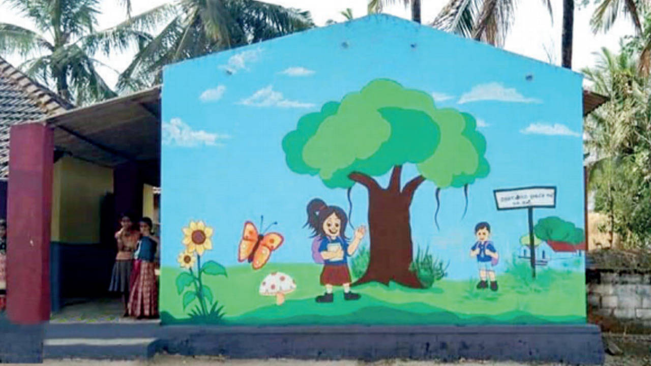Student groups wield brush to give government schools a makeover ...