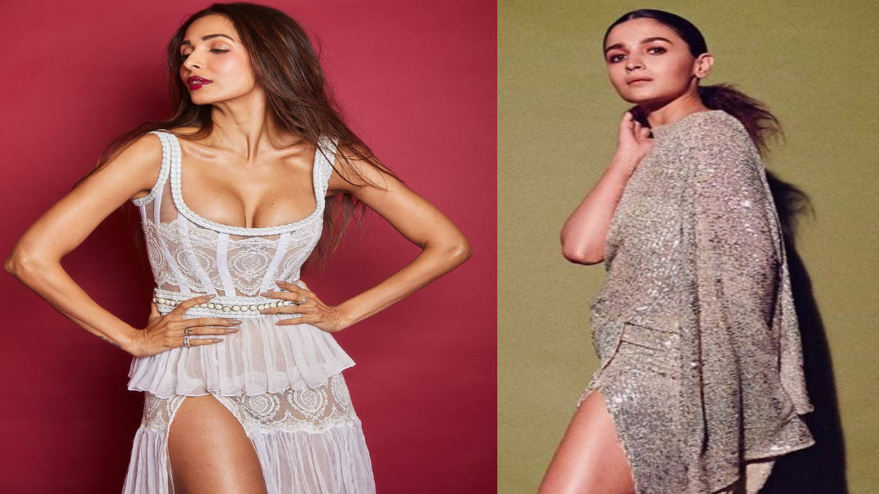 Alia Bhatt Hot Xxx - From Alia Bhatt to Sara Ali Khan: Bollywood celebs flaunt their sexy legs  in thigh-high slit gowns | The Times of India