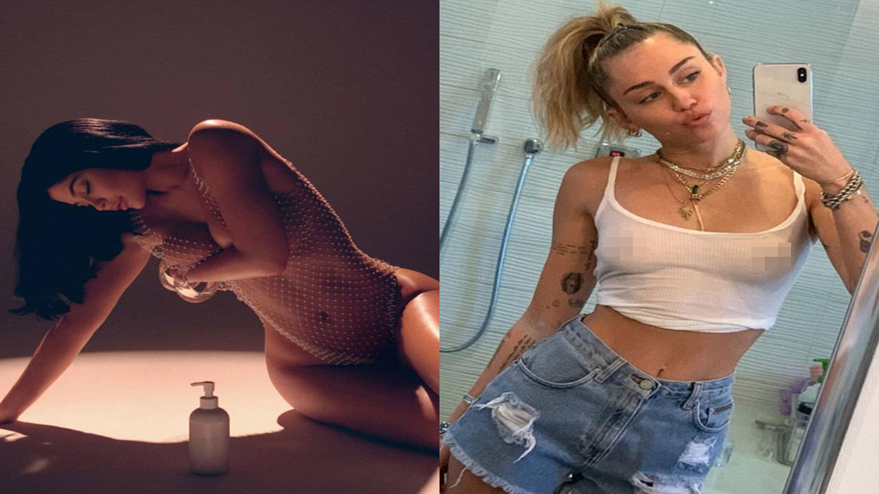 Anushka Sharma Ke Bur Ke Chudai Xxx - Kylie Jenner to Miley Cyrus: Hot & Sexy photos of Hollywood stars that made  headlines in 2019