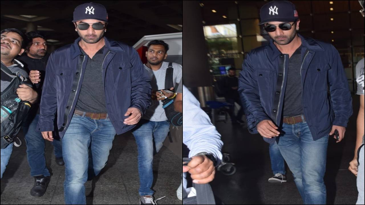 Photos: Ranbir Kapoor keeps it cool in casuals on a day out in the