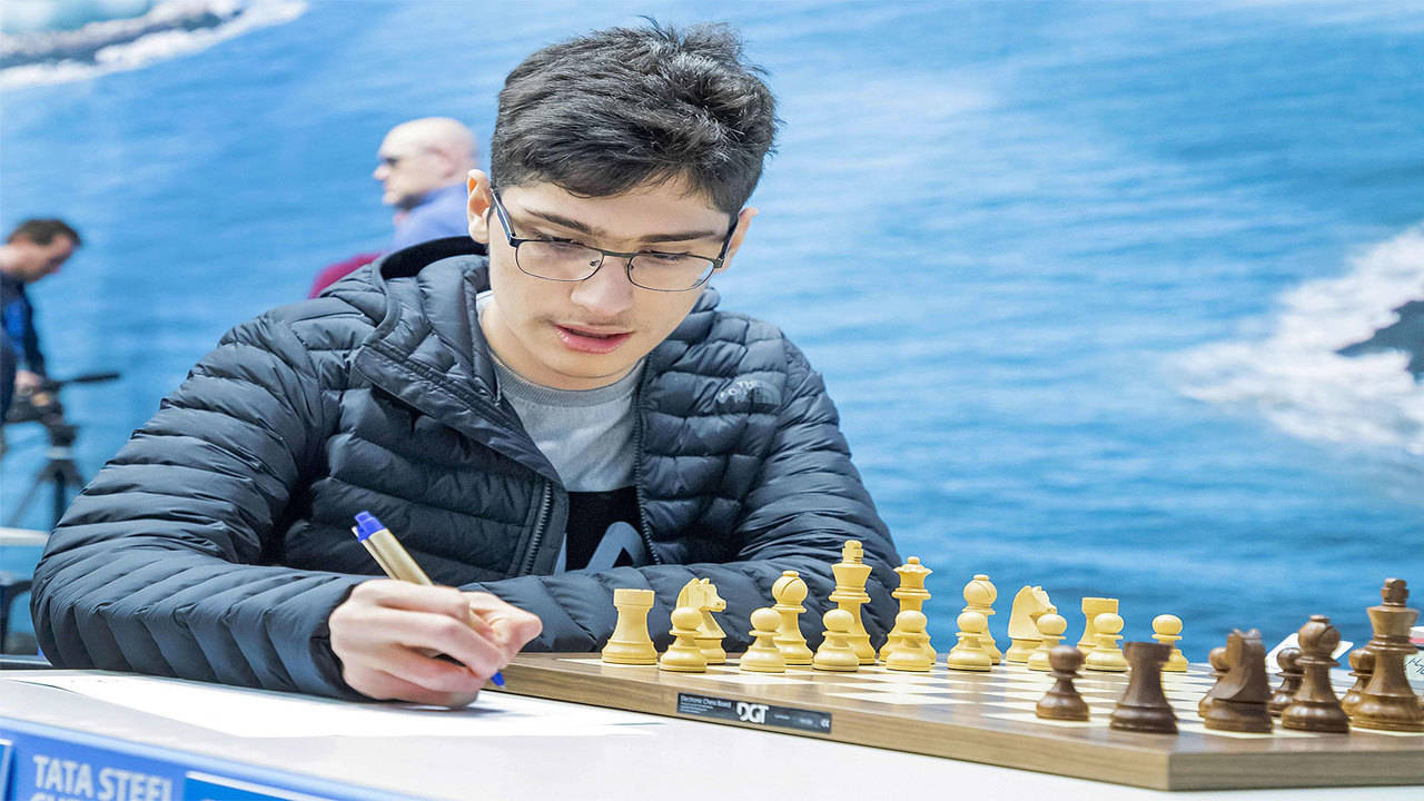 Firouzja in the lead at Tata Steel Masters