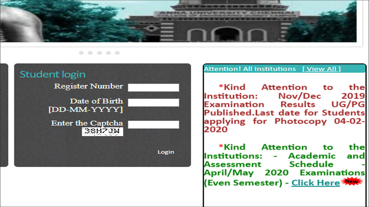 Anna University UG, PG semester exams postponed; Revised time table here