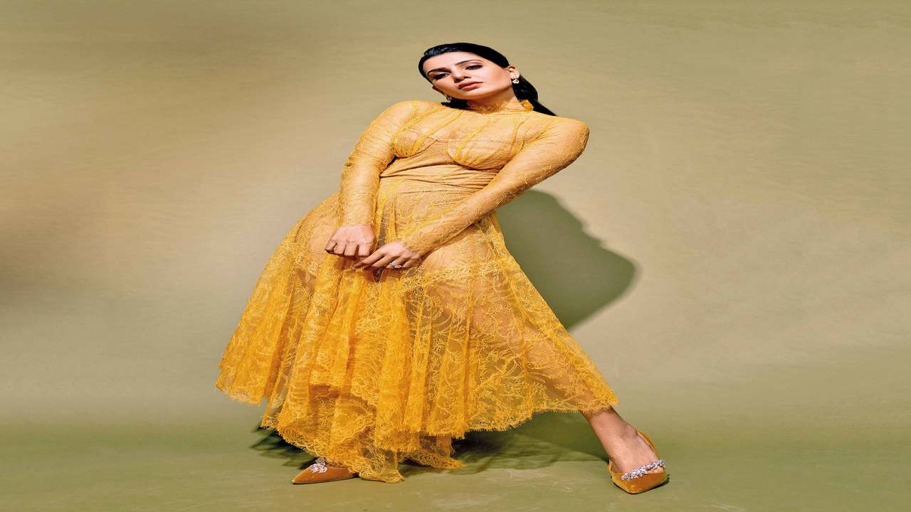 Actress Samantha Akkineni Transparent Dress Photoshoot Stills 02 (120329) |  Kollywood Zone