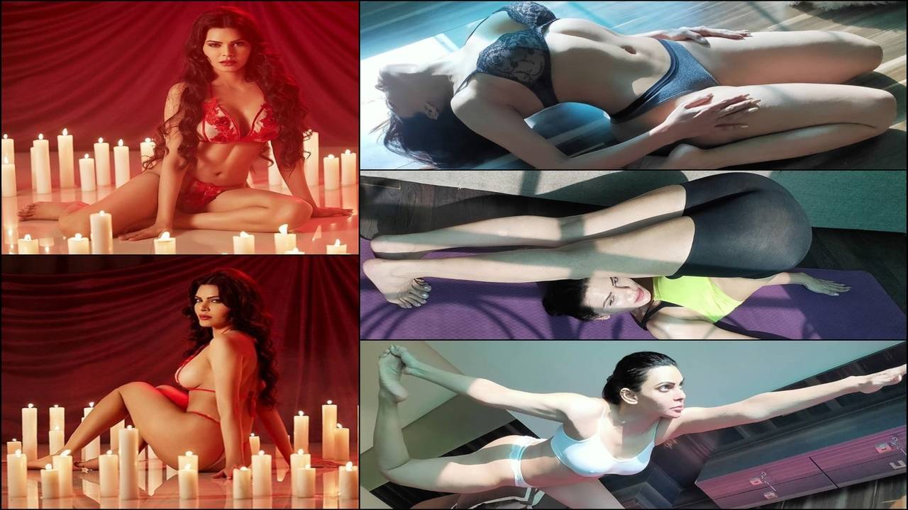 Monday Motivation! Sherlyn Chopra steams up the cyberspace with her  irresistible yoga postures