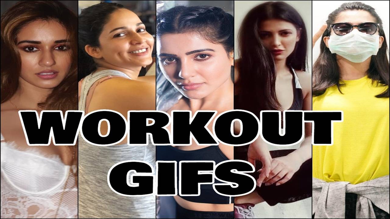 Workout GIFS! Samantha and Rashmika to Lavanya and Shruti, Tollywood divas  sweat it hard in the gym