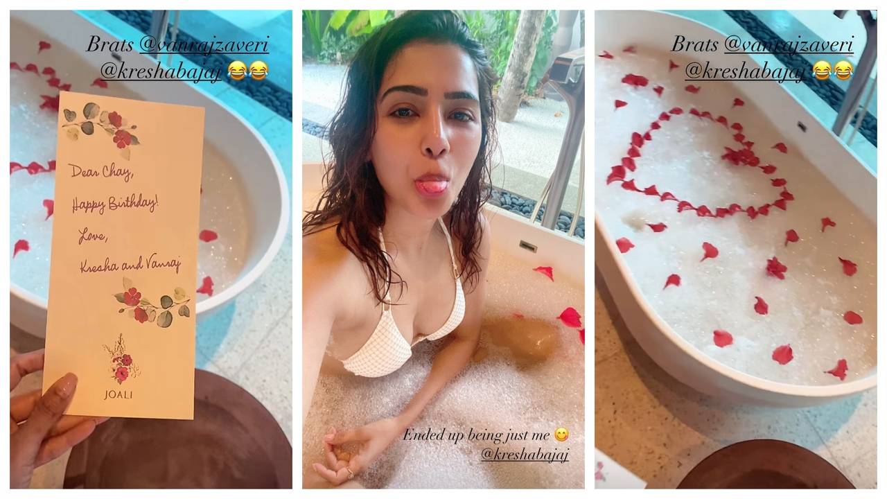 Samantha Akkineni rocks a bikini in the Maldives as she chills in the  bathtub | Telugu Movie News - Times of India