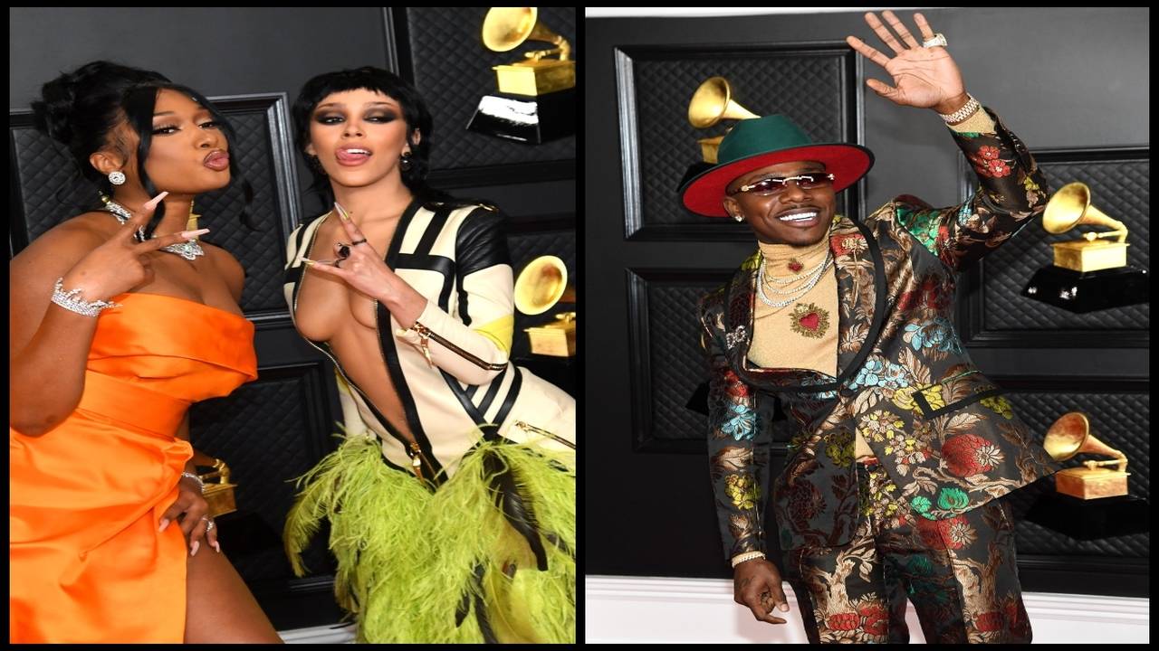 DaBaby at the 2021 Grammy Awards, The Stylish, Star-Packed Grammys Red  Carpet Was Music to Our Ears